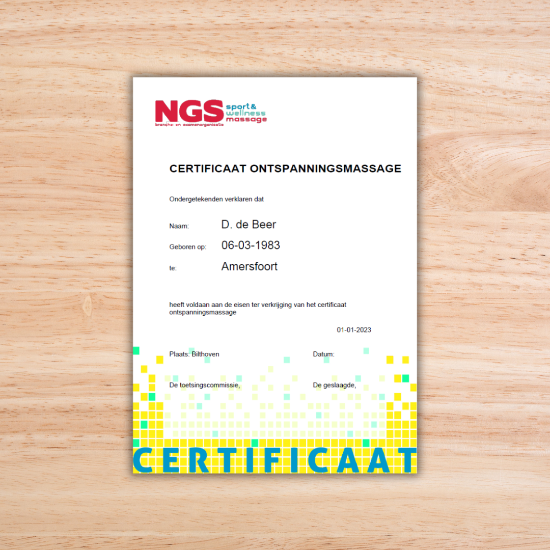 NGS certificaat