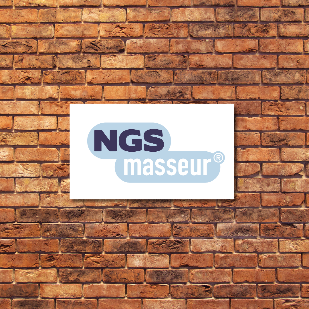 Muurschild Gediplomeerd NGS-Masseur®