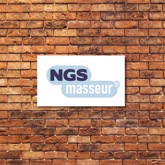 Muurschild Gediplomeerd NGS-Masseur®